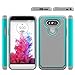 LG G5 Case,Mosunx (TM) Rubber impact resistant Full Body Protection Armor Case Cover For LG G5 (LG G5, Sky Blue)