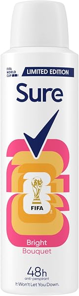 Sure Women Bright Bouquet Deodorant Body Spray 150ml Pack of 6 - Strawberry view 2