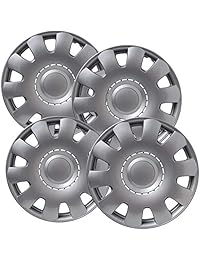 Tapacubos de 15.0 in, mejor para Toyota Camry 2004   2006   Juego de 4 cubiertas de ruedas, tapacubos de 15.0 in, tapacubos plateados, accesorios de coche para ruedas de 15.0 in   tapacubos de presión para coche, tapacubos de repuesto para neumáticos de c