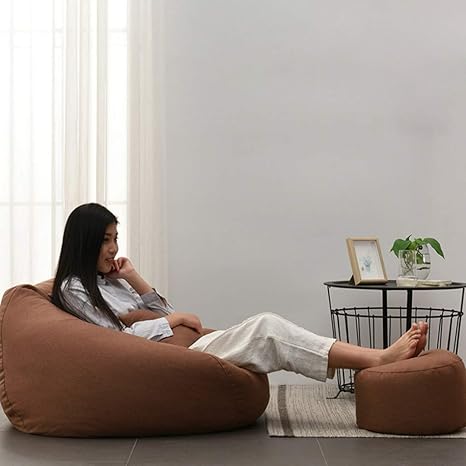 Amazon Co Jp ビーズクッション ミニ 座布 小型 人をダメにするソファ 豆袋 座布団 もちもち 洗えるカバー ダークブラウン 子供大人兼用 軽量 70 80 ビーズソファ 可愛い 軽量 リラックス 背もたれ 軽量 クッション 1人掛け オシャレ 人をダメにするクッション ホーム