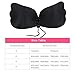 WELOVE Invisible Bra Self Adhesive Bra Strapless Backless Silicone Push-up Bras for Women Black B