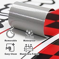 MC MOTOPARTS 17 inch Wheel Rim Stickers Decals Tape