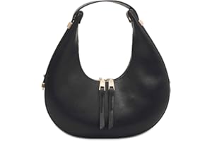 Ergocar 2022 New Women's Tote Handbags, Crescent Bags for Women Fashion Women Underarm Bag Top-Handle Bag, Black