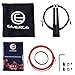 Speed Jump Rope by Emerge Premium Aluminum Speed Rope For Cross Training 10X Your Double Under Training for Maximum Endurance Fully Adjustable 360° Swivel Ball Bearing with Comfortable Handles