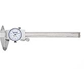 Fowler 52-008-706-0, Premium Dial Caliper With 0-6" Measuring Range (White)