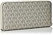 Michael Kors Women's Jet Set Item Za Continental-Signature, Vanilla