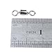 Dr.Fish Barrel Fishing Swivels, Available from #12-#12/0, Stainless Swivels Fishing Tackle Saltwater, Freshwater, Leader/Line/Lure Connector #1 104LB
