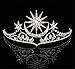 Luxury Bride Star Moon Queen Crystal Crown Tiara Wedding Bridal Party Prom Headbrand(#47)