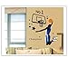 Baketball No.1 Champions Sports Star Wall Sticker Wall Decal Wall Decor Wallpaper for Kids Children Room Nursery Decoration
