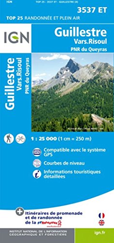 Guillestre / Vars Risoul / PNR du Queyras 2014: IGN.3537ET by (Map)