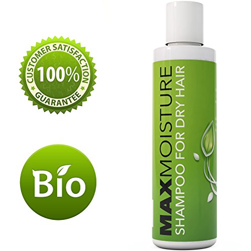 Moisturizing Shampoo for Men and Women - Max Moisture Shampoo for Dry Hair - Vitamin Shampoo for Hair to Nourish and Restore Damaged and Frizzy Hair - Promotes Hair Growth with Coconut Oil â€“ 8 oz