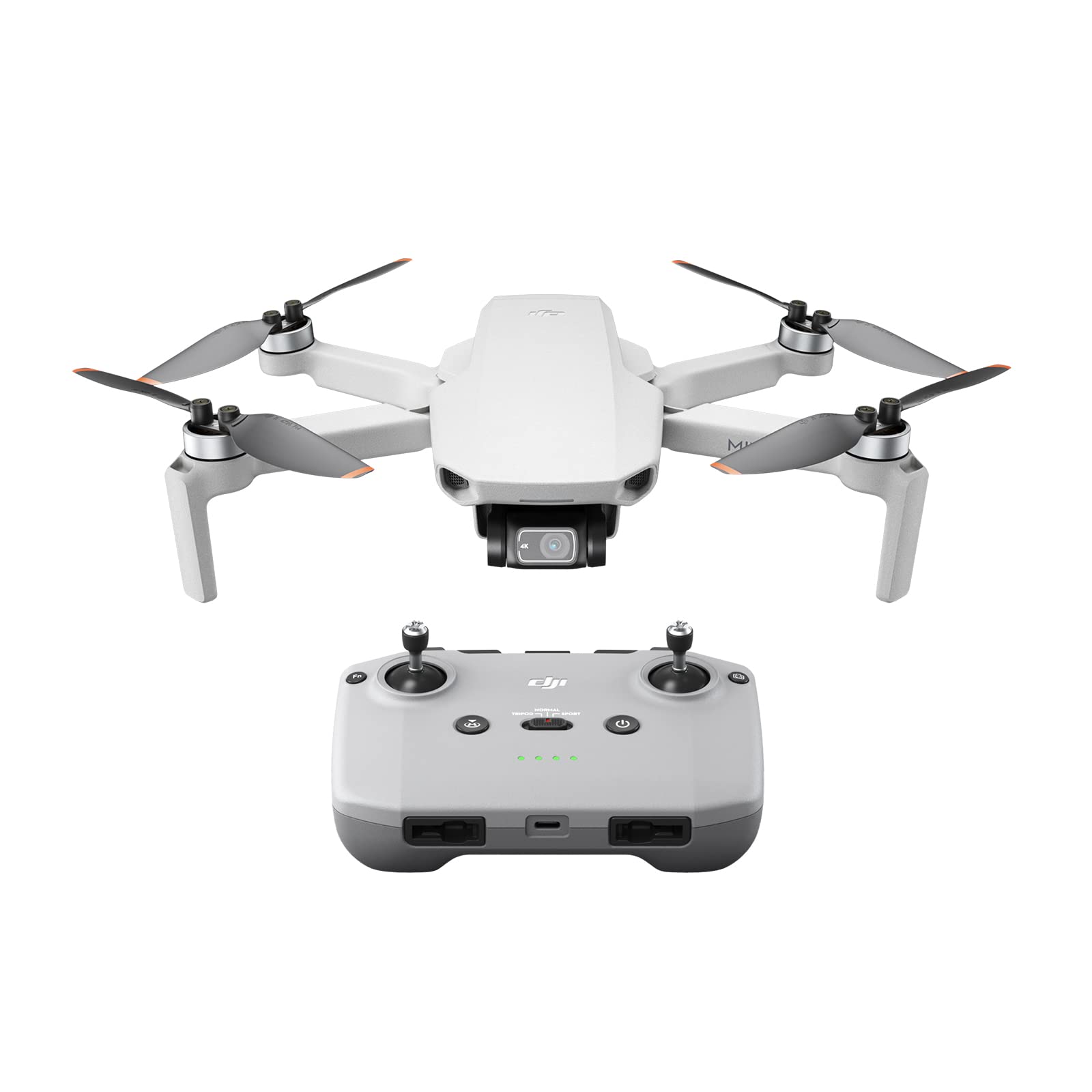 DJI Mini 2, Ultralight Foldable Drone Quadcopter, 3-Axis Gimbal with 4K Camera, 12MP, 31 Mins Flight Time, OcuSync 2.0 10km HD Video Transmission, QuickShots, Drone for Beginners, Gray