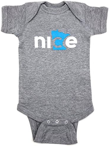 Minnesota Nice Baby Onesie - One Piece Bodysuit Baby Romper (6 Month)