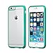 LUVVITT [ClearView] Hybrid Scratch Resistant Back Cover with Shock Absorbing Bumper designed for Apple iPhone 6/6s (4.7) Teal Mint Green
