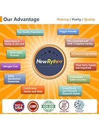 NewRhythm Krill Oil, 1250 mg de alta potencia, Pharma Grado 90 Softgels, 1