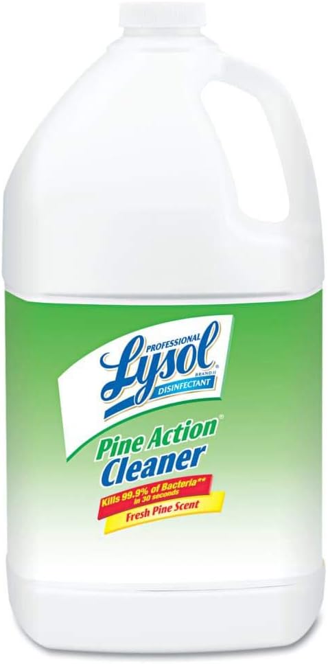 RAC02814 - Description : Liquid Cleaner Bottle, Pine Scented - Professional LYSOL Brand Disinfectant Pine Action Cleaner - Each (1US Gal)