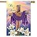 Briarwood Lane Easter Cross House Flag Religious Holiday He is Risen 28