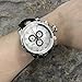 PHCOOVERS Fashion Men's Three-dimensional tricyclic Big dial Silicone Band Quartz Wrist Watch