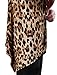 Allegra K Women's Drape Front Open Cardigan Long Sleeve Casual Lightweight Irregular Hem Large Beige Coffee