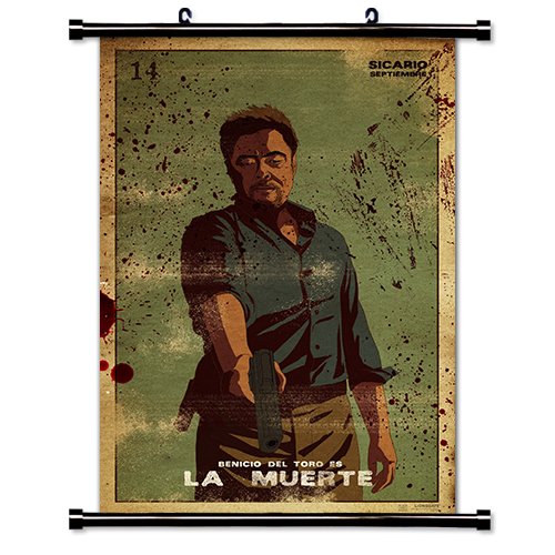 Poster Sicario Amazon Prime Sicario Movie Fabric Wall Scroll