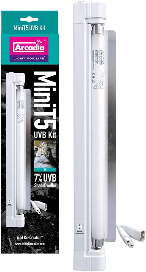 Arcadia ShadeDweller MiniT5 UVB Kit 8W 7% UVB Built In Reflector