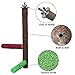 RYPET Parrot Perch Rough-surfaced – Sand Perches Natural Wood Stand for Parakeet and Other Small Bird Keeps Beaks & Claws Trimmedthumb 3