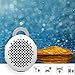 Gshine Waterproof Speaker-01 Siren WS-01 Driver Portable Speakers, Bluetooth Shower Speaker for Outdoor/Indoor/Bathroom with Built-in Microphone and Hook, White, 5W