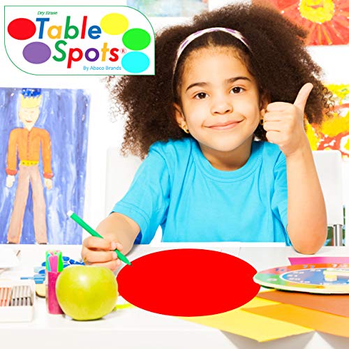 New Larger Size! The Original Table Spots for Teachers No Staining