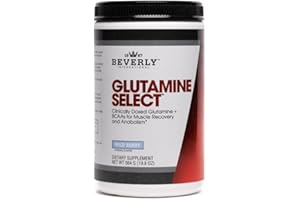 Beverly International Glutamine Select, 60 Servings. Clinically Dosed L-Glutamine and Amino Acid Formula for Lean Muscle and Recovery. Sugar-Free Powder. BCAA’s.