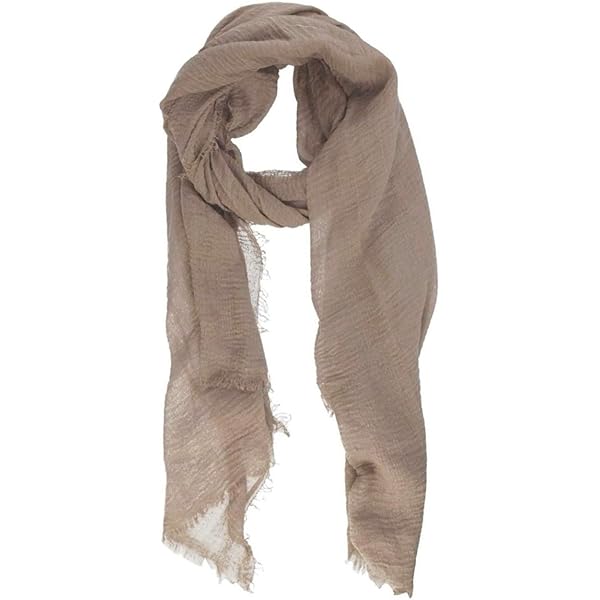 Wobe 3 Pcs Women Soft Cotton Hemp Scarf Shawl Long Scarves, Travel