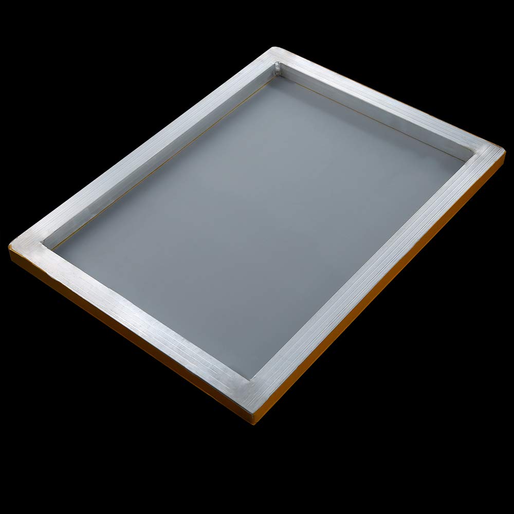 Caydo 2 Piece 10 x 14 Inch Aluminum Silk Screen Printing Frames with 110 White Mesh for Screen Printing