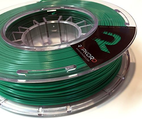 REPKORD V-LINE+ 3D Printer Filament PLA 1.75mm Green Makerbot Compatible 1/2lb spool 0.03+/- diam