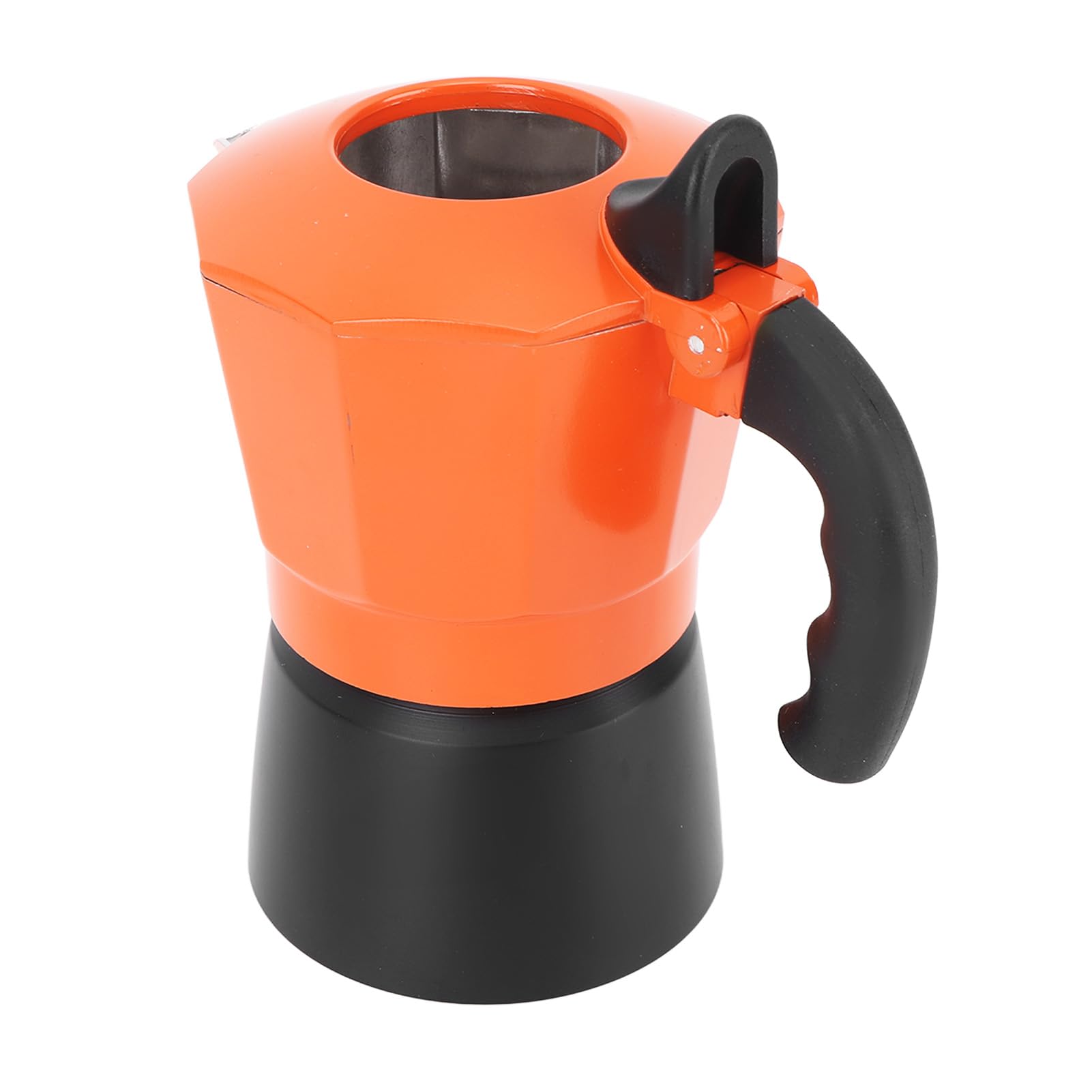 Moka Pot Stovetop Coffee Pot, Ventilation and Heat Resistant Technology, Allowing for Consistent and Evenly Distributed Heat (150ml 3 Cups)
