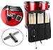 YMC DSB10-BK 10mm Foam Drum Stick Bag Holder Mallet Bag Drumstick Bag with A Drum Key -Black