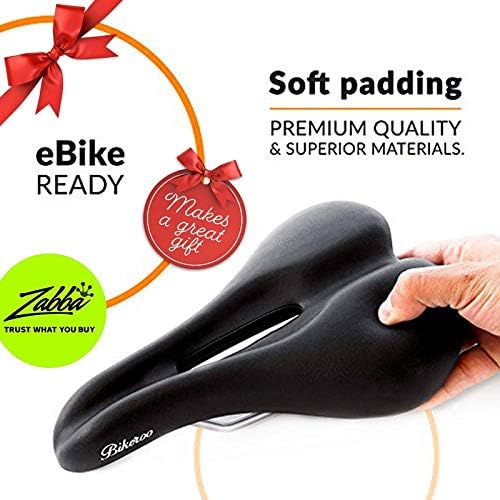 Bikeroo Bike Saddle for Men & Women, Universal, Soft, Padded - Image 3