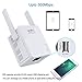 Ahutoru Wi-Fi Range Extender, Access Point Mode /Repeater Mode WiFi Repeater With Micro USB Port (White)