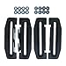 Bed Claw #35 Hook Plate Conversion Adapter Kit for Using a Bolt-On Frame with a Hook-On Headboard- Pack of 4
