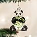 Old World Christmas Ornaments: Panda Glass Blown Ornaments for Christmas Tree