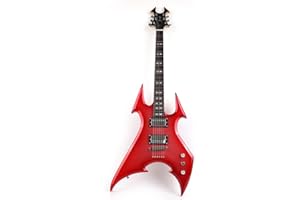 Fojill FHM-602 Solid Body Full Size Canadian Maple Neck Genuine Rosewood Fretboard Fingerboard Mahoghany Body Electric Guitar(Metallic Red)