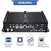 BASOARO-Fanless-Mini-Industrial-PC-Desktop-Computer-Intel-Core-i5-7200U-8G-RAM-256G-SSD-2-RS232-COM-4-USB30-3-USB20-HDMI-VGA-WiFi-Windows-10-Pro BASOARO Fanless Mini Industrial PC, Desktop Computer, Core i5 7200U, 8G RAM 256G SSD, 2 RS232 COM, 4 USB3.0 3 USB2.0, HD…
