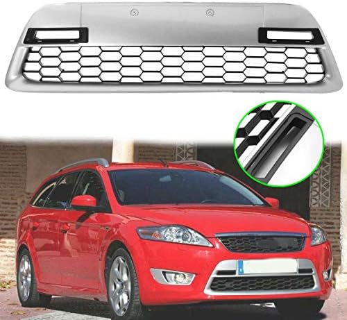 BAGUIO STORE 105cm Auto Radiator Centre Bumper Grille Panel Cover Car Grill Panel Trim for FORD Mondeo MK4 2007-2010