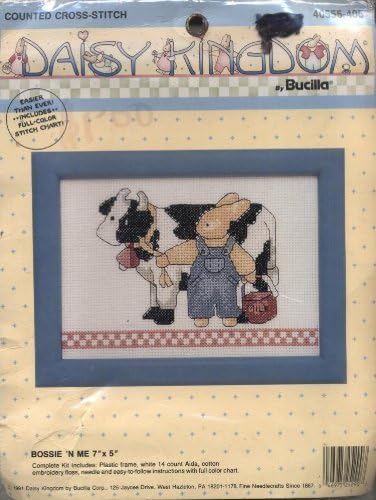 Daisy Kingdom By Bucilla Counted Cross Stitch Kit Bossie 'N Me