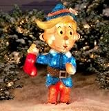 Outdoor Lighted Pre Lit Christmas RUDOLPH RED NOSED REINDEER HERMEY THE DENTIST
