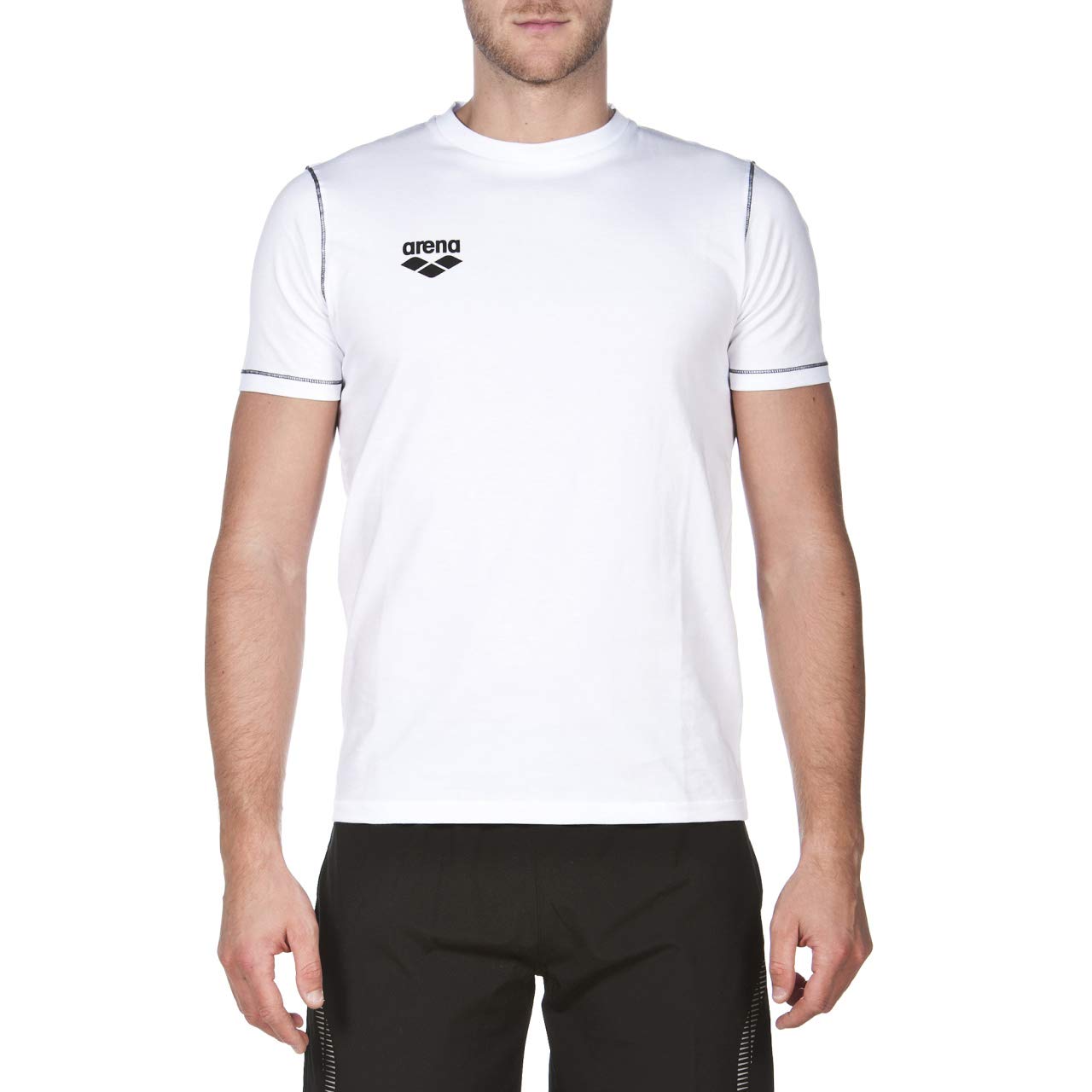 Arena Team Line Short Sleeve T-Shirt for Men and Women White