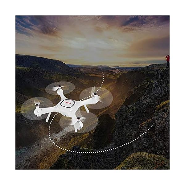 WSJ Drohnen Quadrocopter, X25 PRO 720P HD Kamera Quadrocopter 2,4 GHz WiFi FPV GPS Hubschrauber Kinder Spielzeug – Bild 5