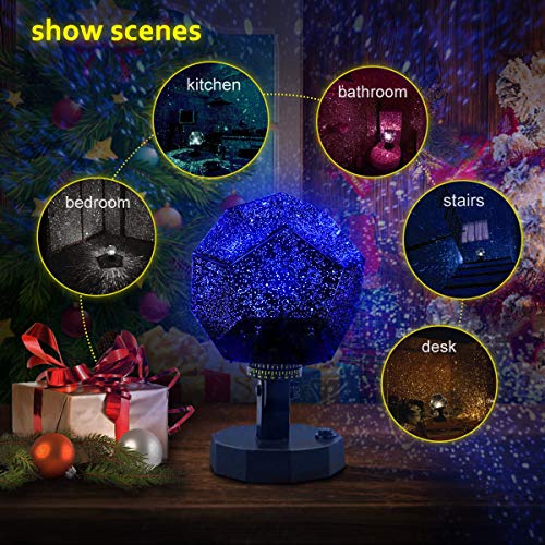 image for Lisnec DIY Night Light Baby Star Projector, Star Sky Night Light, Mult