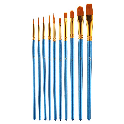 LOKIPA 2 Waterproof Paint Aprons And 2 Plastic Artist Paint Tray Palettes And 1 Round Tip Nylon Hair Paint Brush