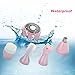 Miserwe 5 in 1 Womens Electric Razor Painless IPX4 Waterproof Bikini Trimmer Facial Brush with Cordless Rechargale USB Charging Nose Trimmer Eyebrow Trimmer Body Shaver Facial Shaver for Women