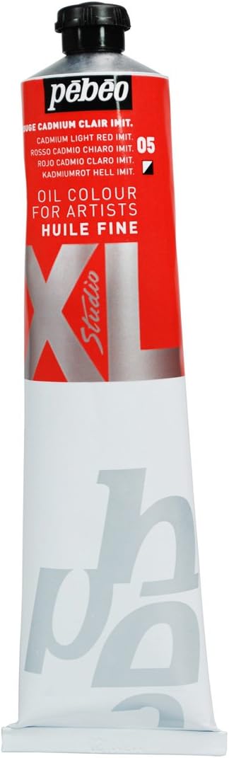 Pebeo 200005 XL Oil, Cadmium Light Red Hue, 200 ml (Pack of 1)