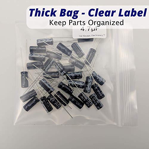 Joe Knows Electronics 33 Value 645 Piece Capacitor Kit - Thumbnail 3